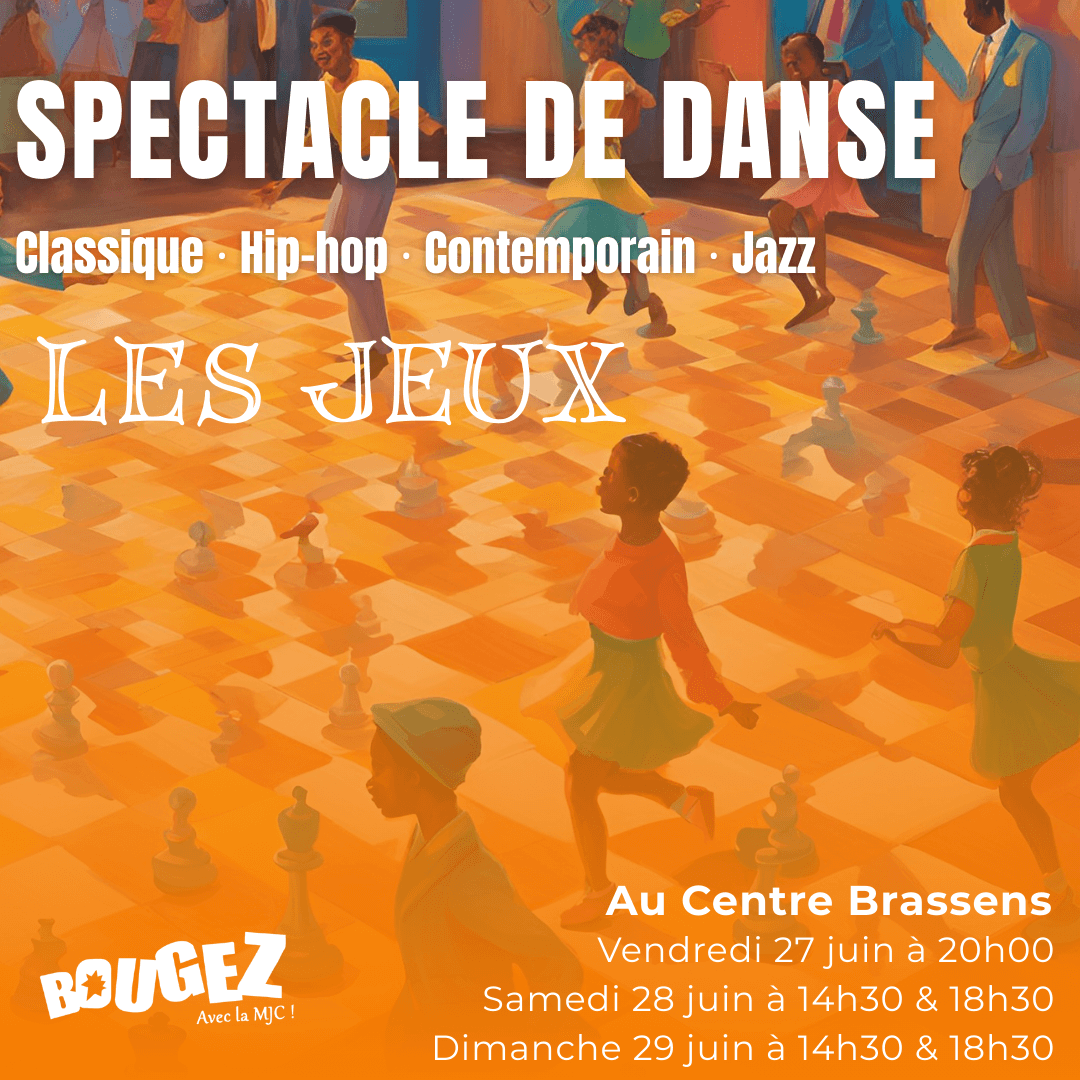 visuel spectacles danse MJC 2025