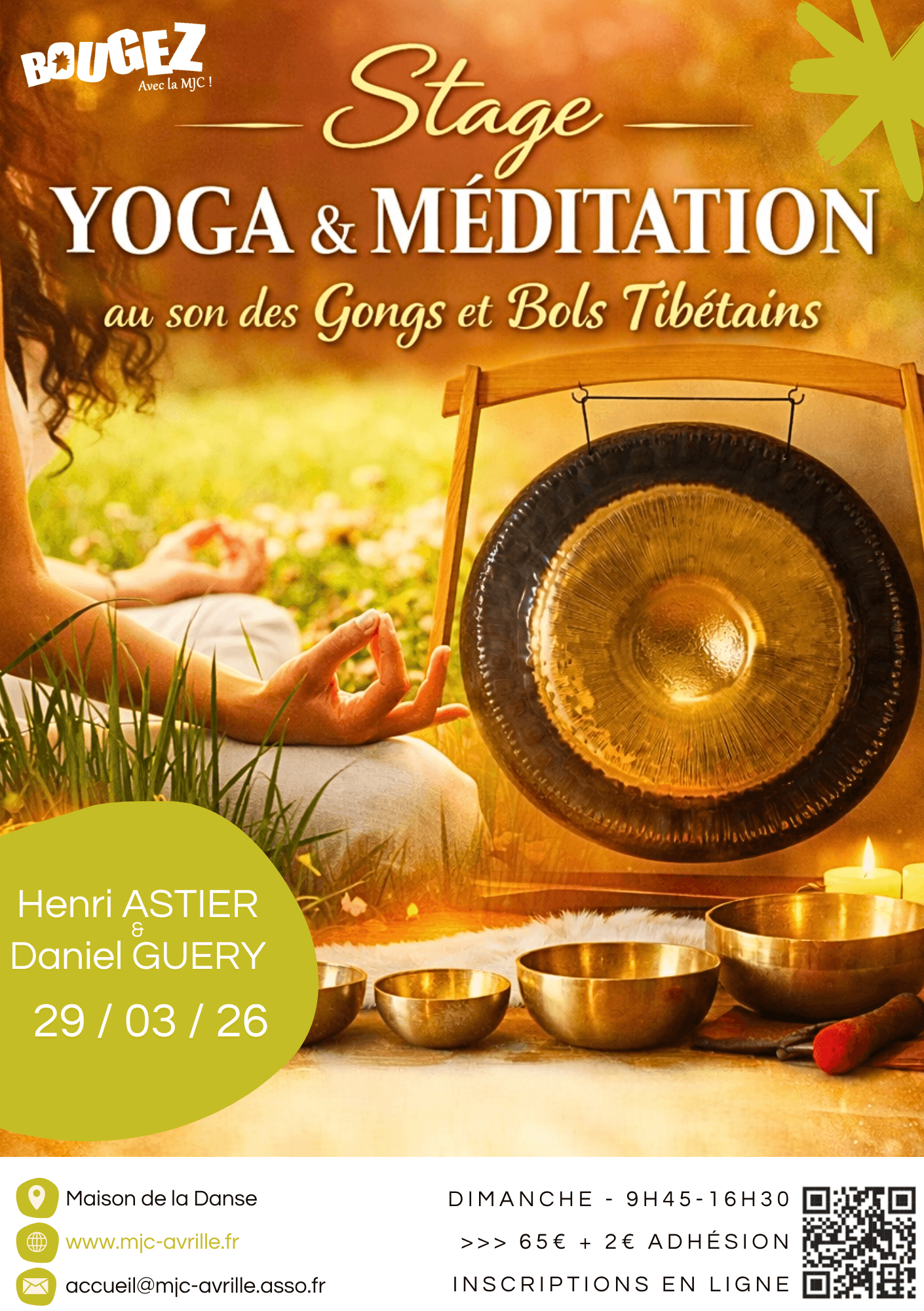 Stage yoga gong mars 26