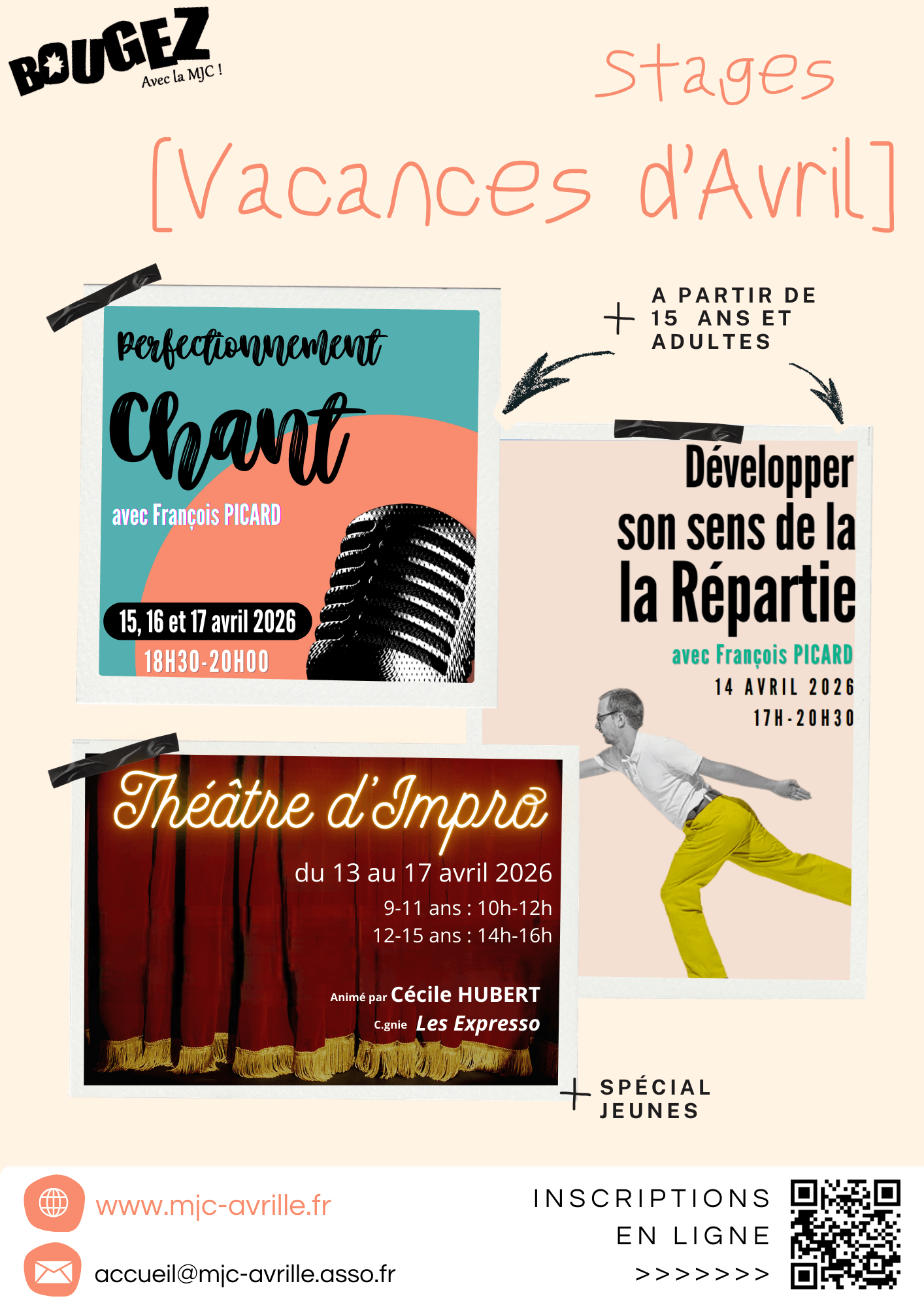 Stages avril 26