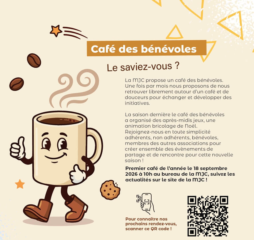 Le café des bénévoles