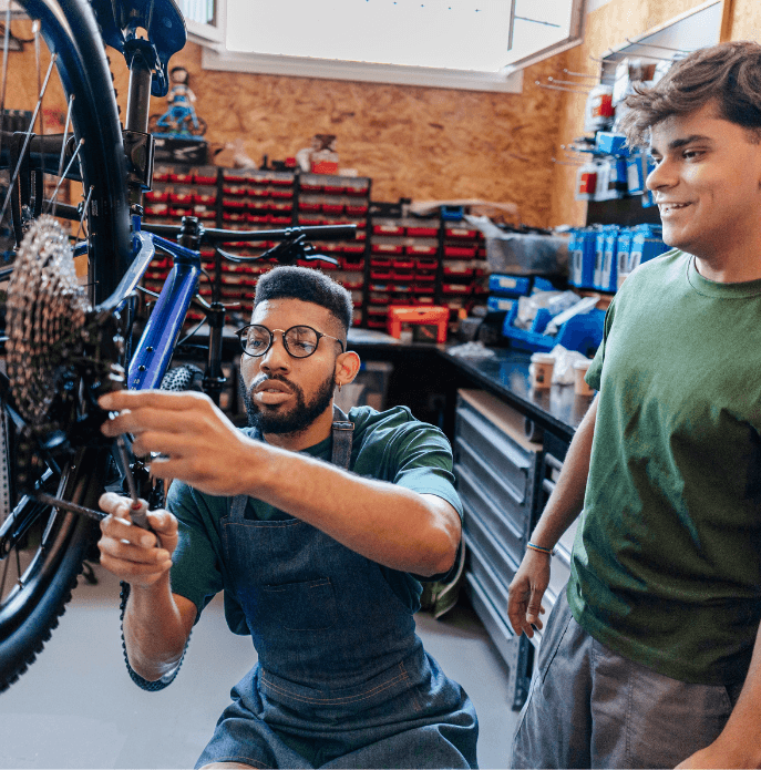 réparation vélo